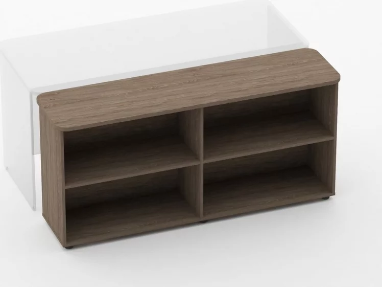 Тумба приставная к столу Glassy 3.18.104 Дуб Верцаска_1