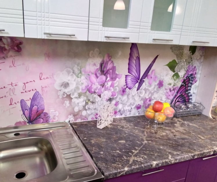 Глянцевый фартук (МДФ) AG 08_2