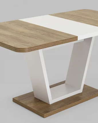 Стол раскладной Vector 120-160 дуб Ка-пепел_5