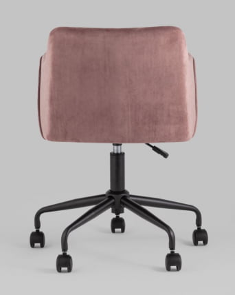 Стул офисный Jamal велюр Розовый_3