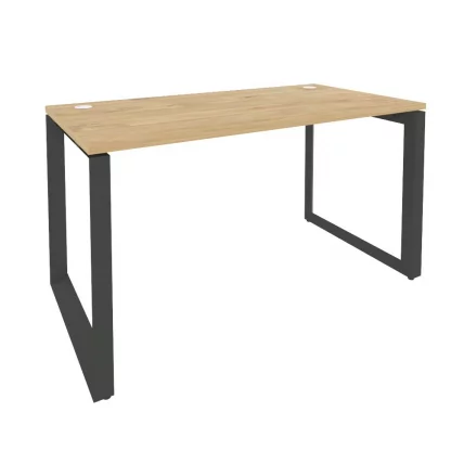 Стол рабочий на О-образном м/к ONIX O.MO-SP-3.7 Тиквуд Светлый/Антрацит_0