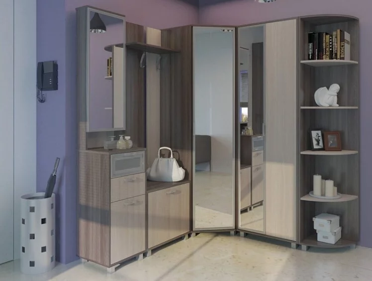 Вешалка WEST  600 Модуль 1 Ясень шимо темн/ясень шимо св_3