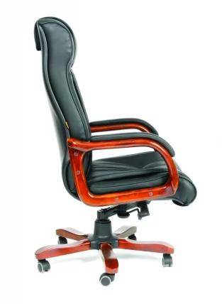 Кресло руководителя CHAIRMAN 653 кожа Коричневый_3