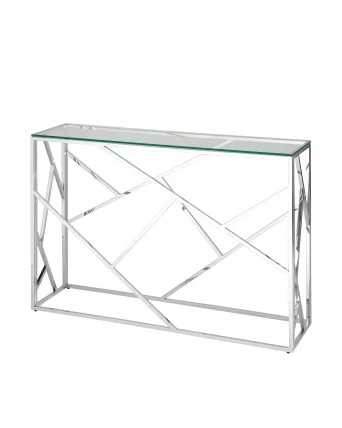 Консоль АРТ ДЕКО 115x30 Серебро_0