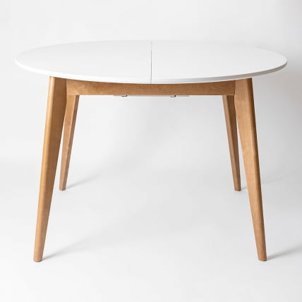 Стол обеденный Орион Plus 100x100 Морилка Орех Морилка Дуб натуральный_0