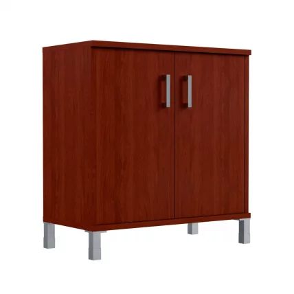Стеллаж с дверьми В410.2 Бургунди_0