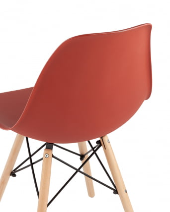 Стул Еамес Стйле ДСВ терракотовый (разборный каркас) / Eames Style DSW_5