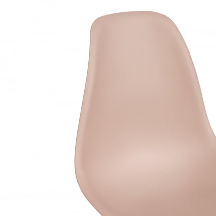 Стул CINDY (EAMES) (mod. 001) дерево бук/металл/сиденье пластик, 51x46x82см, бежевый / beige_6