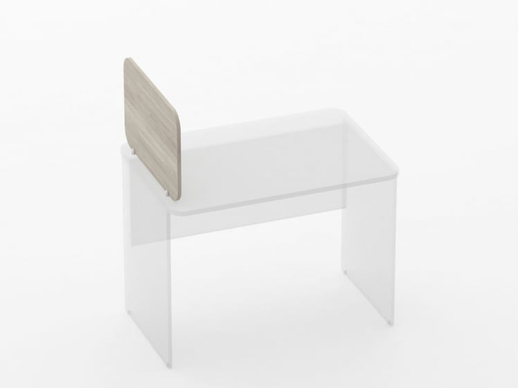 Экран разделительный прямой Glassy 5.14.06 Дуб сантана светлый_1