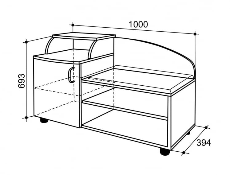 Обувница Хит Дуб Млечный_1