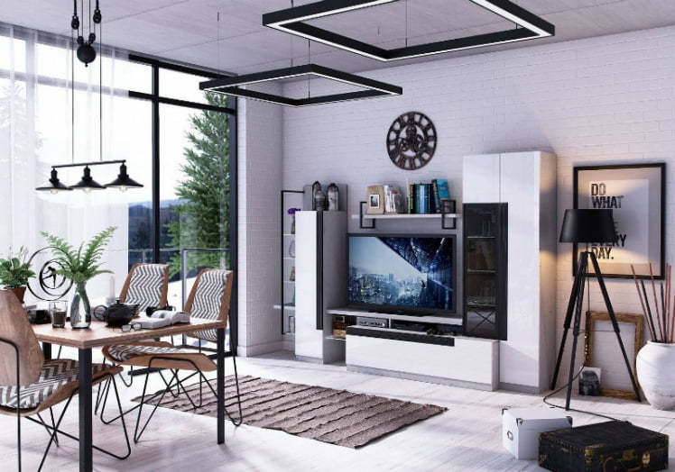 Стол журнальный Кёльн ЛД.674.040.000 Метрополитан/Белый_2