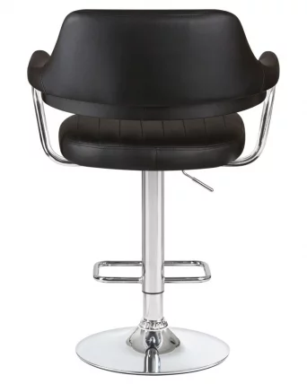 Стул барный DOBRIN CHARLY GOLD Черный велюр MJ9-101_4