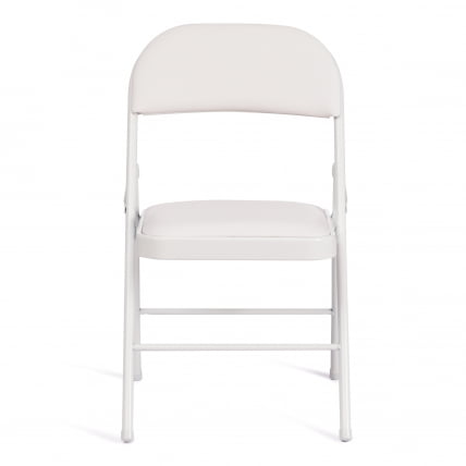 Стул складной FOLDER (mod. 3022G) каркас: металл, сиденье/спинка: экокожа, 46.5 х 47.5 х 79 см, white (белый) / white (белый)_4