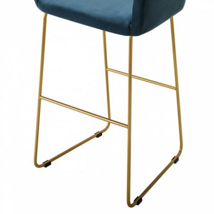 Кресло Бар Oscar Б Diag blue/Линк золото_3