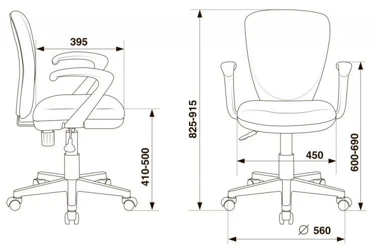 Кресло детское Бюрократ KD-W10AXSN (пластик белый) Красный 26-22_4