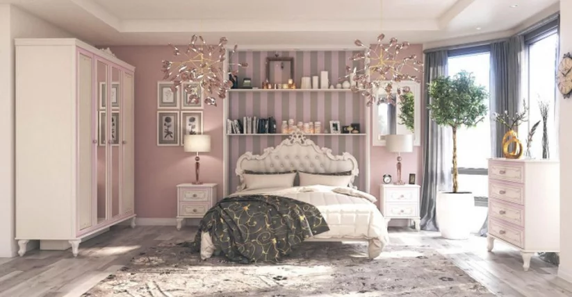 Тумба прикроватная Маркиза ЛД 517.015.000 Алебастр_6