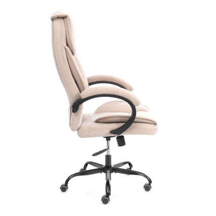 Кресло руководителя OREON metalBL велюр, бежевый, 7_1