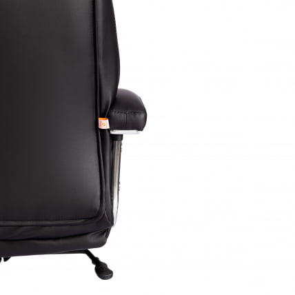 Кресло офисное Trust (max) кож/зам, черный/черный стеганный/черный, 36-6/36-6/36-6/06_13