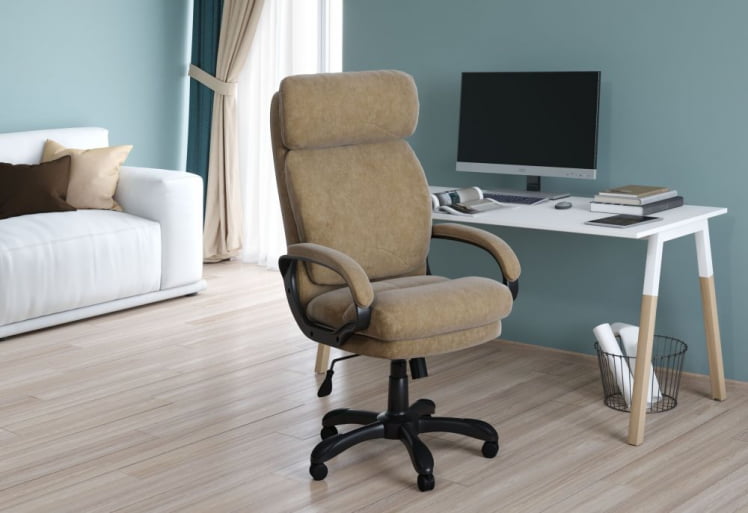 Кресло руководителя CHAIRMAN 505 NEW экокожа Бежевый_3