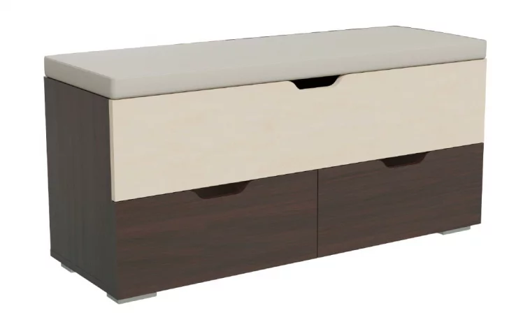 Диван в прихожую Флинт 2-4201 Венге Береза_0