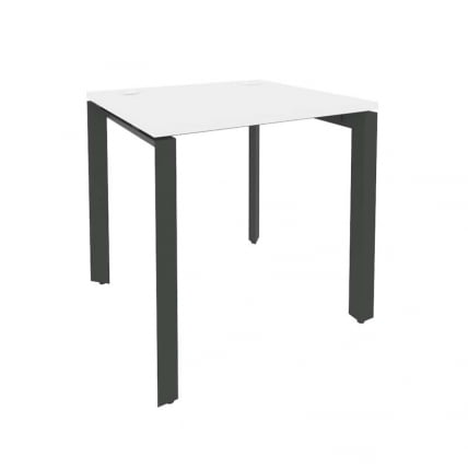 Стол рабочий на П-образном м/к ONIX O.MP-SP-0.7 Белый Бриллиант/Антрацит_0