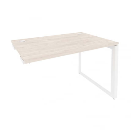 Стол-приставка на О-образном м/к к опорным элементам ONIX O.MO-SPR-2.8 Денвер Светлый/Белый_0