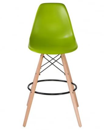 Стул барный DOBRIN DSW BAR (ножки светлый бук, цвет сиденья салатовый (G-08)) 2 шт_6