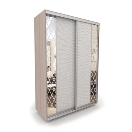 Шкаф-купе 2-х дверный Акцент-Вера КР 1200х600  Ясень шимо светлый_0