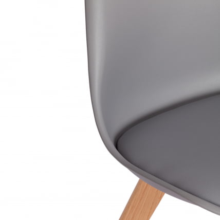 Стул TULIP (mod. 73-1) дерево/пластик/экокожа, 47,5x55x80 см, серый_6