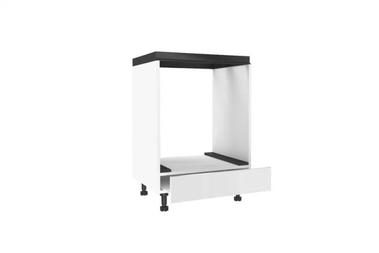 Тумба кухонная 600 для встраиваемой техники Шервуд ЛД 281.250.000.147 Белый Белый глянец_1