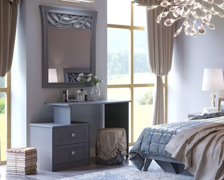 Зеркало навесное ППУ Джулия ЛД 695.080.000 Оникс серый_4