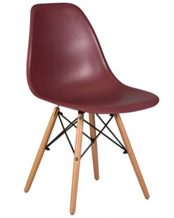 Стул обеденный DOBRIN DSW (ножки светлый бук, цвет сливовый (R-13)) 4 шт_1