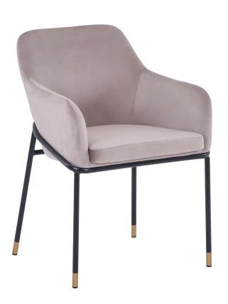 Стул Сандра велюр Шампань_1