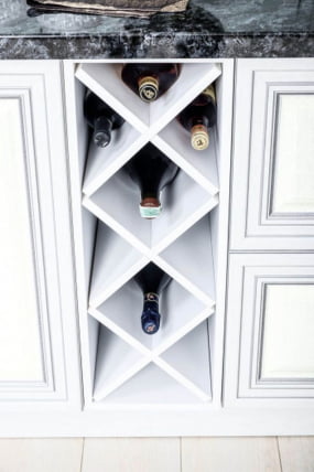 Тумба кухонная винная Тип 4 Италия ЛД 270.070.000 Белая_1