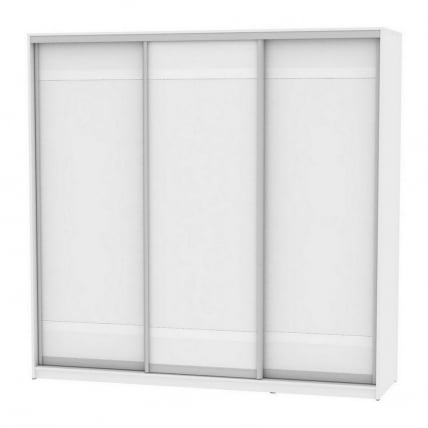 Шкаф-купе B-230х235х60-2(Белый-D9D9D9)_0