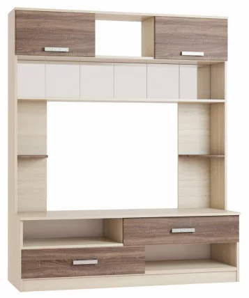 Гостиная Трио Дуб Сонома/Дуб Сакраменто темный_1