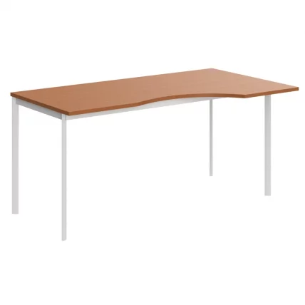 Стол эргономичный IMAGO-S CA-1S(L/R) груша ароза белый полуматовый_0