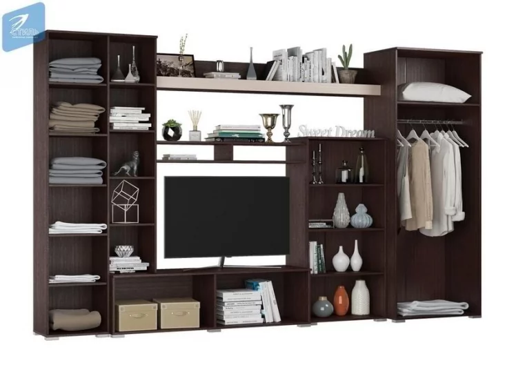 Гостиная Атлантида 5 Венге Дуб молочный_4