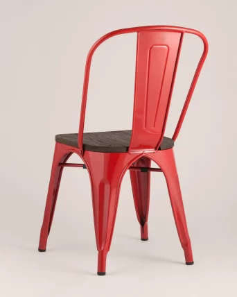 Стул Tolix Wood 850 Красный_4