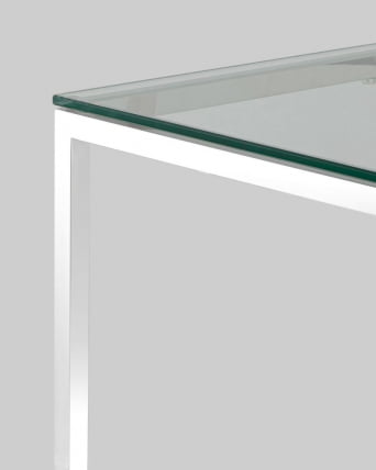 Журнальный стол ТАУН 40x40 Серебро_4