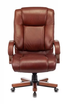 Кресло руководителя Бюрократ T-9925WALNUT Светло-коричневый_1
