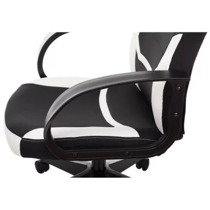 Кресло компьютерное BRABIX Alpha GM-018 Черное/белое_7