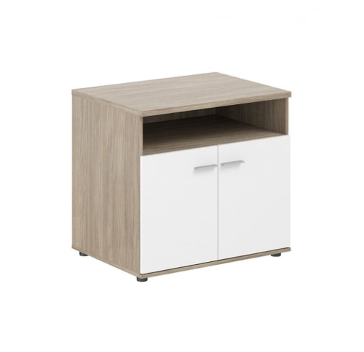 Тумба сервисная с нишей Sigma SG.631.OD.WH Дуб темный Белый_0