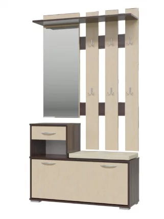 Тумба под обувь Лира 2-0714 Венге Береза_1