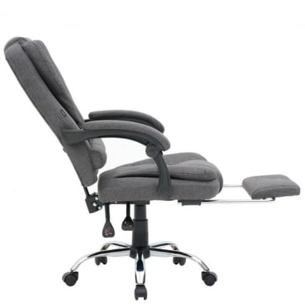Кресло офисное с функцией вибромассажа CROMEX (КРОМЕКС) Chill MS-005 ткань серое_3