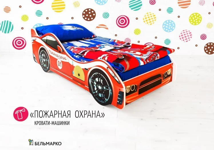 Кровать-машинка Пожарная охрана_55650_0