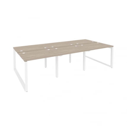 Рабочая станция на О-образном м/к ONIX O.MO-D.RS-6.1.7 Дуб Аттик/Белый_0