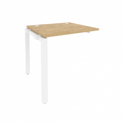 Наборный элемент рабочей станции на П-образном м/к ONIX O.MP-1.NRS-0.7 Тиквуд Светлый/Белый_0