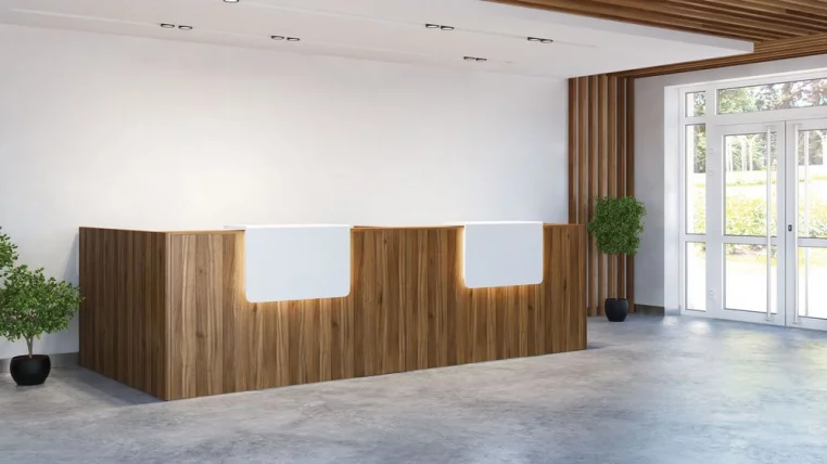 Элемент ресепшн прямой SAL31090203 Орех_1