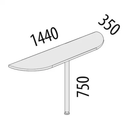 Приставка Альфа 64.30 Дуб Кронберг_1